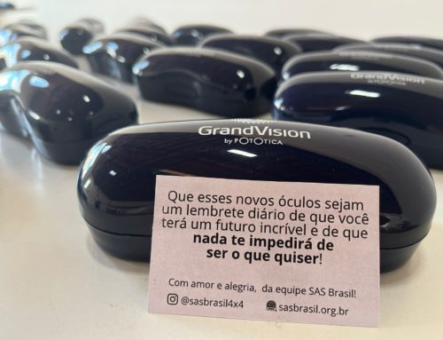 Nesta sexta-feira (25), SAS Brasil realizará doação de mais de 180 óculos de grau prescritos durante o Rally dos Sertões em Presidente Prudente