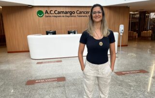 Doutora Adriana Mallet, CEO da SAS Brasil, no Hospital A.C Camargo Cancer Center